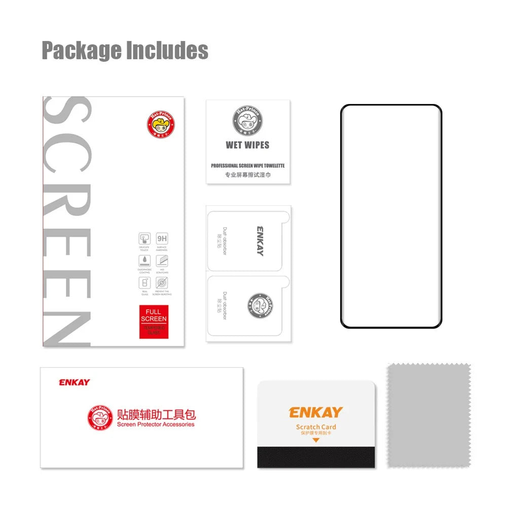HAT PRINCE 0.26mm 3D Curved Full Glue Tempered Glass Full Screen Protector [Support Fingerprint Unlocking] for Samsung Galaxy S22 Ultra 5G - 7