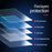 For MacBook Pro 16 inch (2019) (A2141) Explosion-proof Full Coverage Full Flue Anti-Blue-Light Tempered Glass Screen Protector - 4