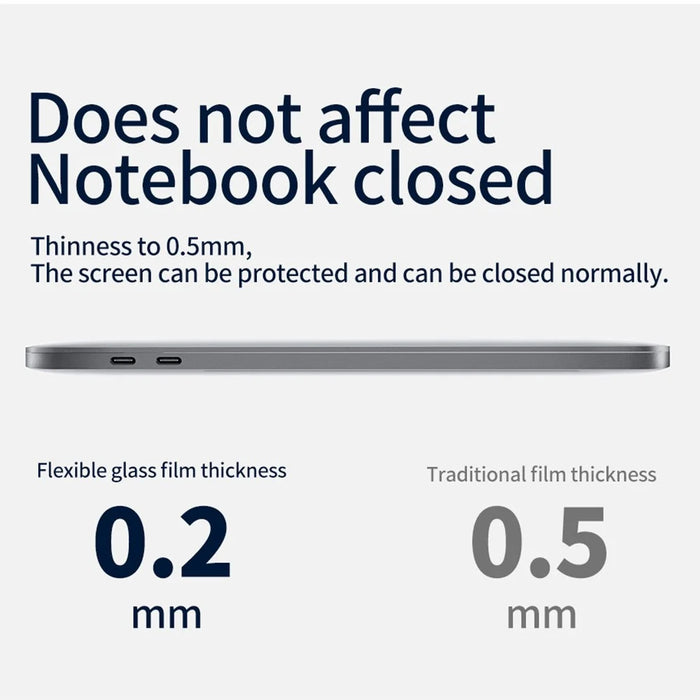 For MacBook Pro 16 inch (2019) (A2141) Explosion-proof Full Coverage Full Flue Anti-Blue-Light Tempered Glass Screen Protector - 6