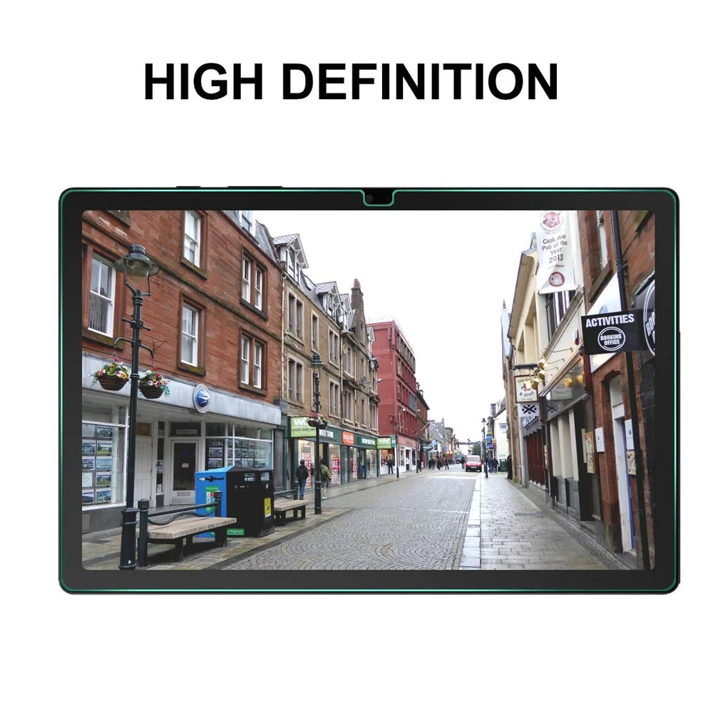 HAT PRINCE for Samsung Galaxy Tab A8 10.5 (2021) / A8 10.5 (2022) HD No Bubble 2.5D Arc Edge Full Screen Full Glue 9H Hardness 0.33mm Tempered Glass Screen Protector Film - 4
