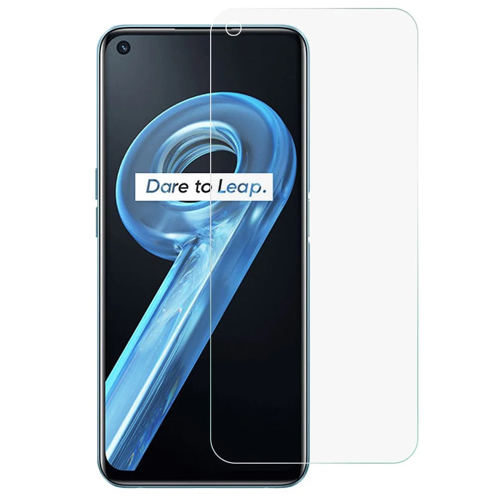 Tempered Glass Film for Realme 9i 4G High Definition 0.3mm Arc Edge Smart Phone Screen Guard Scratch Resistant - 1