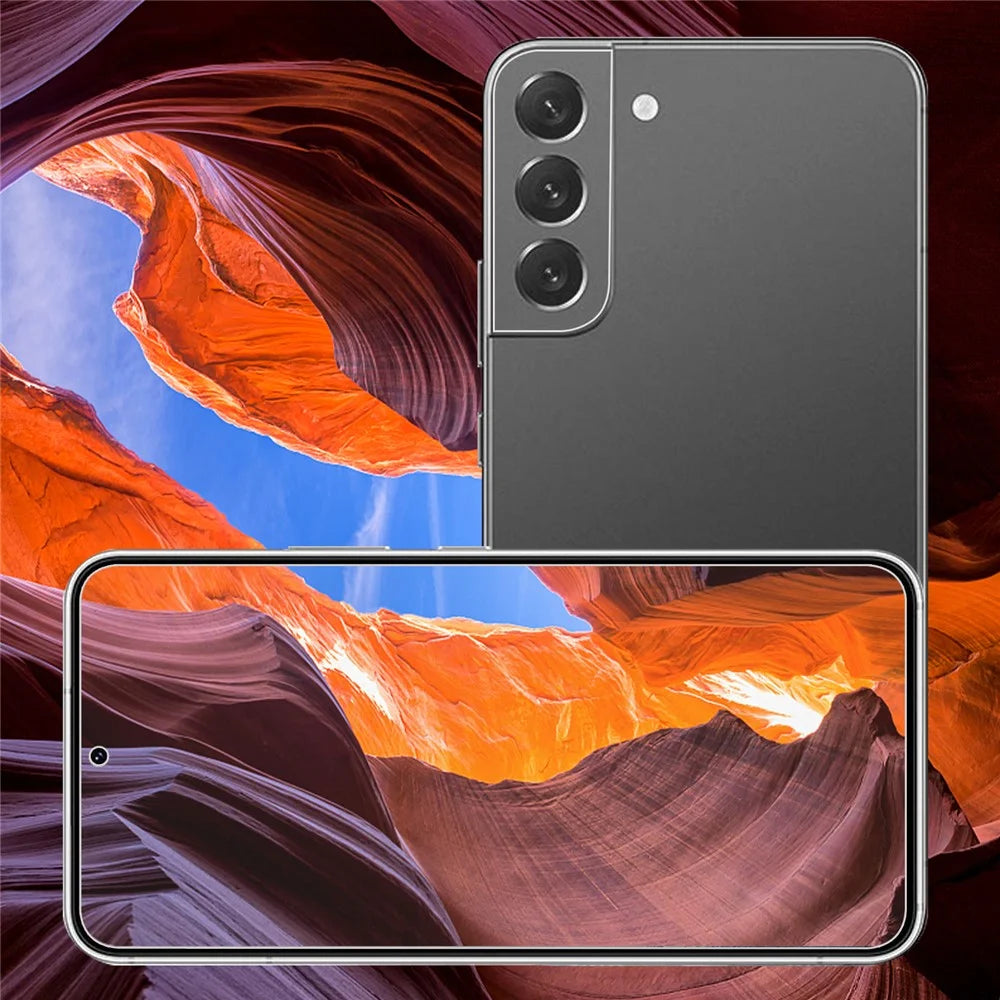 For Samsung Galaxy S22+ 5G Camera Lens Tempered Glass Film AGC Glass Full Coverage Protector - 2