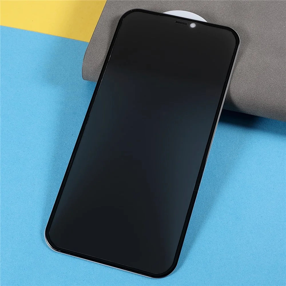 For iPhone 11 Pro Max/XS Max 6.5 inch Wear-resistant Anti-spy Full Glue HD Full Coverage Matte Silk Printing Tempered Glass Screen Protector Film with Dust-proof Net - 3