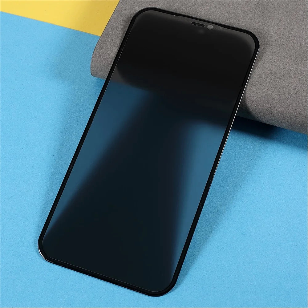 For iPhone 11 Pro Max/XS Max 6.5 inch Wear-resistant Anti-spy Full Glue HD Full Coverage Matte Silk Printing Tempered Glass Screen Protector Film with Dust-proof Net - 4