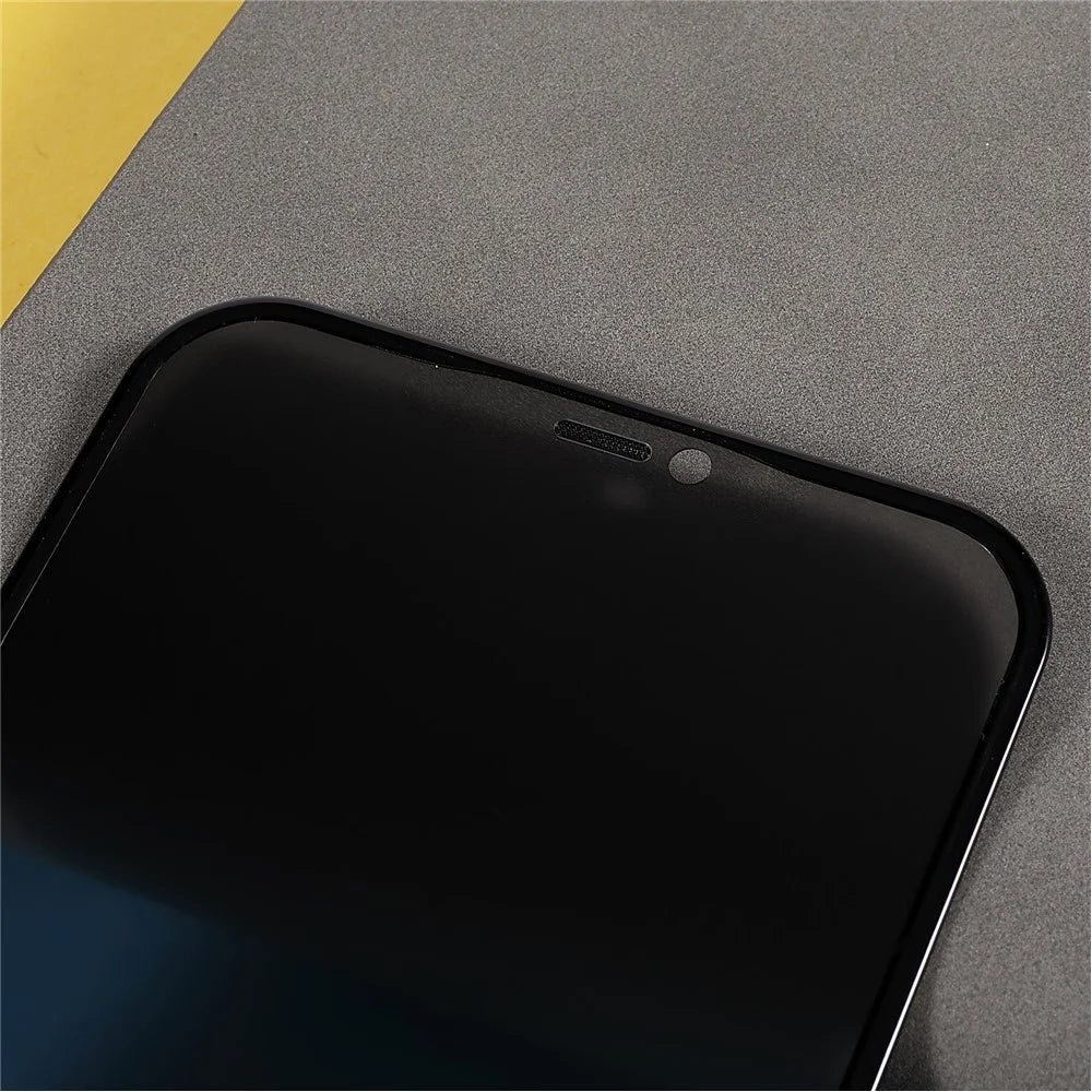 For iPhone 11 Pro Max/XS Max 6.5 inch Wear-resistant Anti-spy Full Glue HD Full Coverage Matte Silk Printing Tempered Glass Screen Protector Film with Dust-proof Net - 5