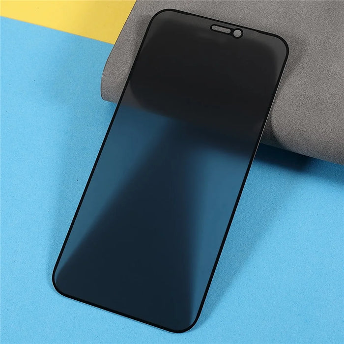 For iPhone 12 mini 5.4 inch High Definition Silk Printing Full Glue Anti-spy Full Coverage Matte Tempered Glass Screen Protector Film - 4