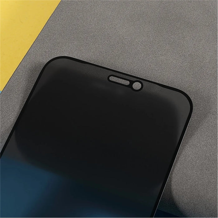 For iPhone 12 mini 5.4 inch High Definition Silk Printing Full Glue Anti-spy Full Coverage Matte Tempered Glass Screen Protector Film - 5