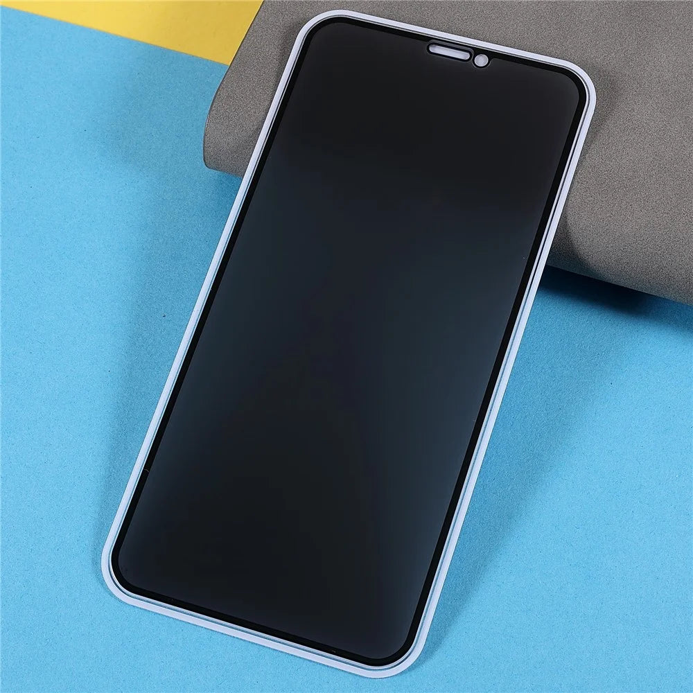 Tempered Glass Screen Protector for iPhone XS/11 Pro 5.8 inch/X, Wear-resistant Anti-spy Matte HD Silk Printing Full Glue Full Screen Film - 3