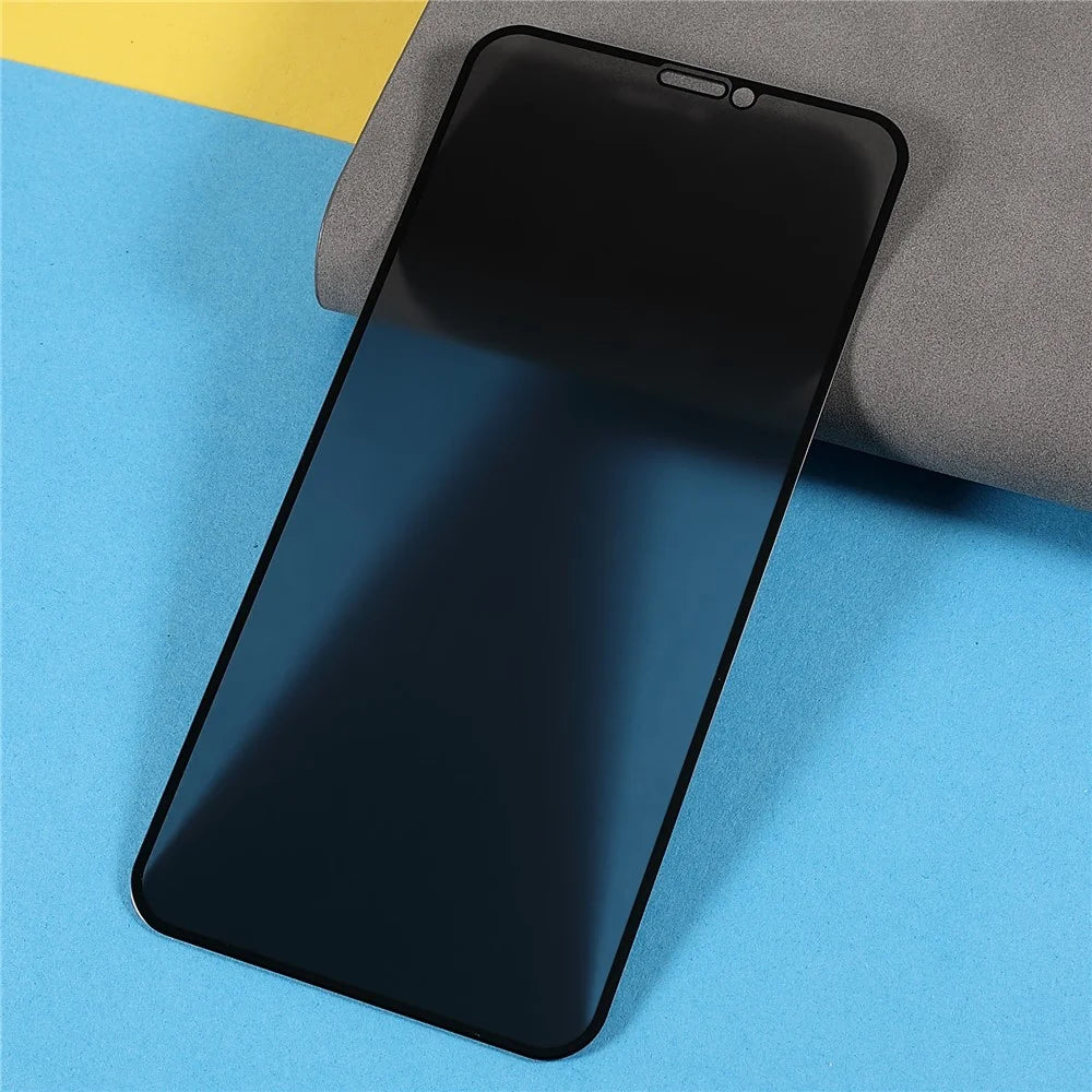 Tempered Glass Screen Protector for iPhone XS/11 Pro 5.8 inch/X, Wear-resistant Anti-spy Matte HD Silk Printing Full Glue Full Screen Film - 4