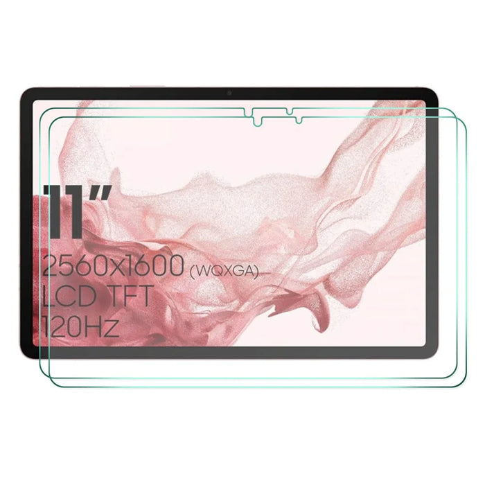 ENKAY HAT PRINCE for Samsung Galaxy Tab S9 / S8 / S7 X700 / X706 2Pcs / Pack 2.5D Arc Edge 0.33mm Super Thin 9H Full Glue Tempered Glass CNC Cutting Protector Film - 1