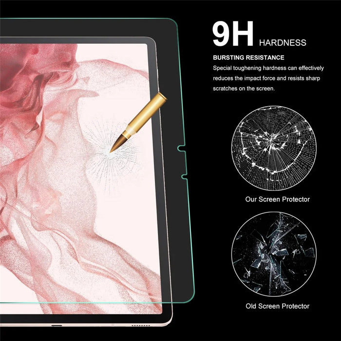 ENKAY HAT PRINCE for Samsung Galaxy Tab S9 / S8 / S7 X700 / X706 2Pcs / Pack 2.5D Arc Edge 0.33mm Super Thin 9H Full Glue Tempered Glass CNC Cutting Protector Film - 4