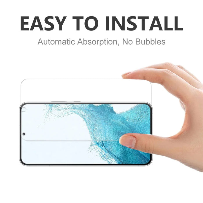 HAT PRINCE 2Pcs / Pack for Samsung Galaxy S22 5G / S23 Sensitive Touch HD 0.2mm Ultra-slim Full Glue 9H Tempered Glass Screen Protector [Fingerprint Unlock Version] - 6