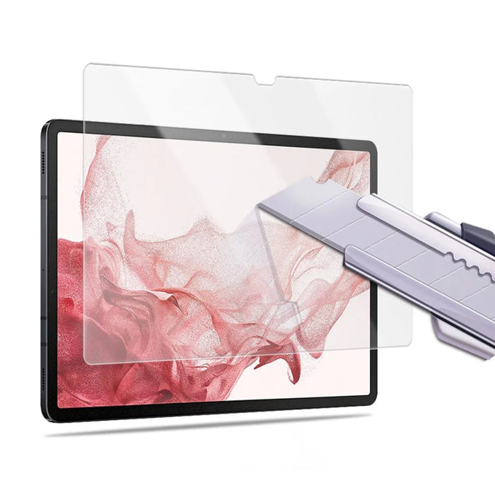 MOCOLO 2.5D Edge Protection Screen Protector for Samsung Galaxy Tab S9+ / S7+ / S8+ /  S7 FE  Complete Covering Full Glue HD Clear Tempered Glass Film - 3
