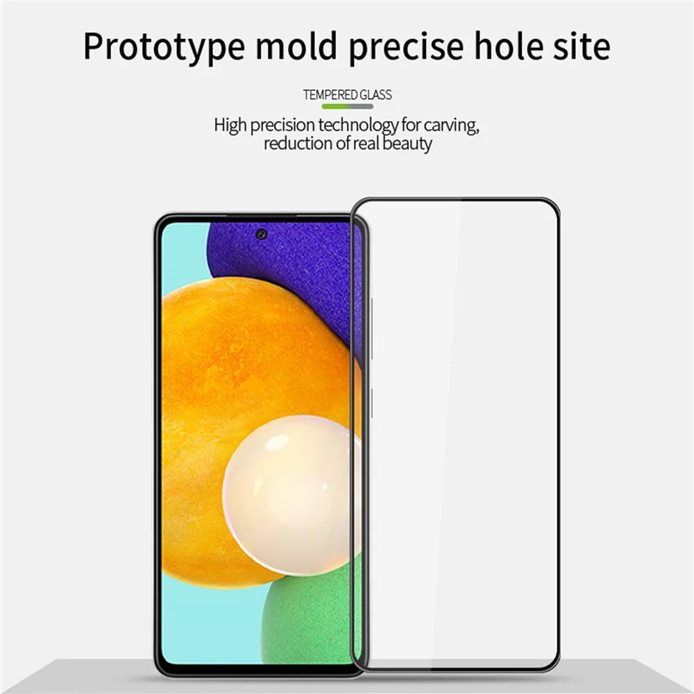 MOFI JK-1 3D Curved Screen Protector for Samsung Galaxy A53 5G, Anti-Scratch Full Cover Full Glue HD Tempered Glass Film - 6