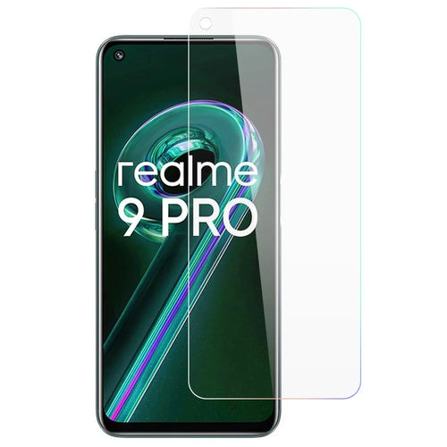 For Realme 9 Pro Anti-stains 0.3mm Arc Edge Anti-broken Screen Protector HD Ultra-slim Tempered Glass Film Guard - 1