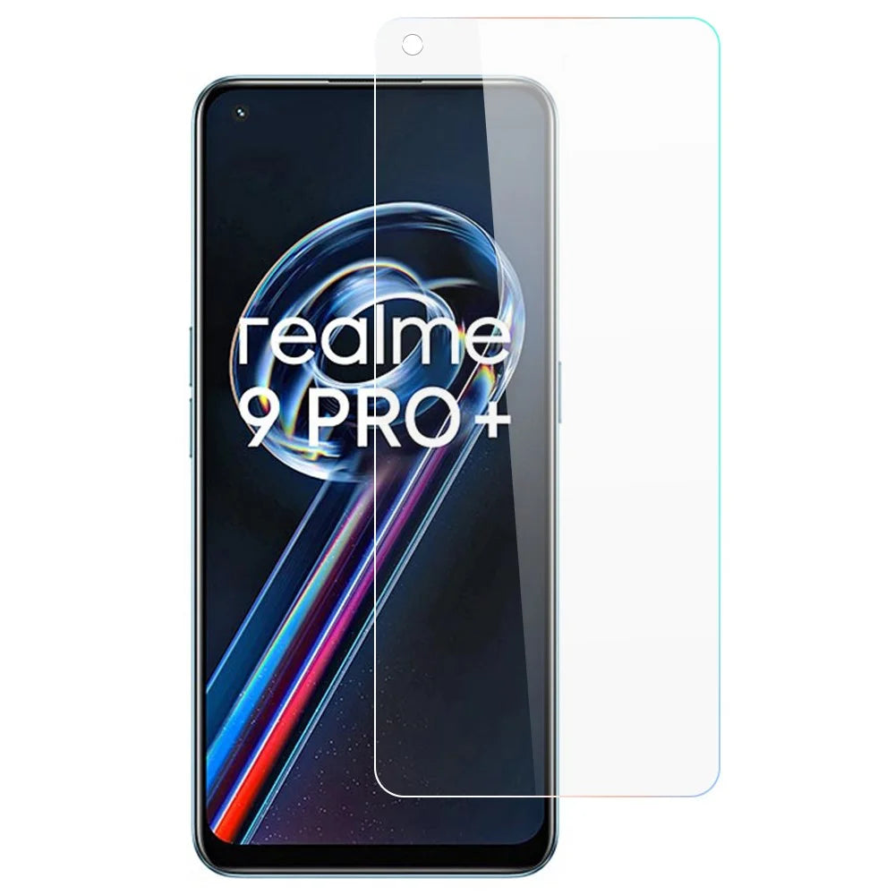 For Realme 9 Pro+ Accurate Touch Anti-broken 0.3mm Arc Edge HD Screen Protector Tempered Glass Film Guard - 1