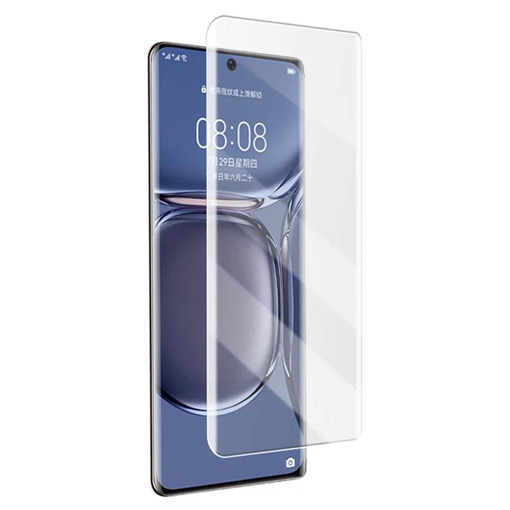 MOCOLO 3D Curved Edges Screen Protector for Huawei P50 Pro Tempered Glass Complete Covering UV Film - 2