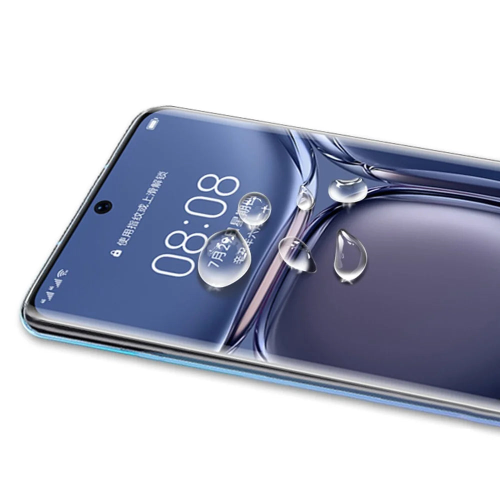 MOCOLO 3D Curved Edges Screen Protector for Huawei P50 Pro Tempered Glass Complete Covering UV Film - 3