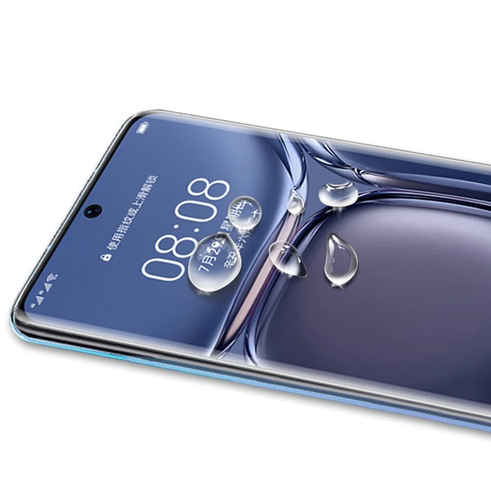 MOCOLO For Huawei P50 Pro Screen Protector 3D Curved Edges Ultra Clear Tempered Glass Film with Full Glue - 5