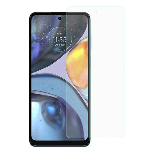 For Motorola Moto G22 Arc Edge Screen Film Super Clear 0.3mm Explosion-Proof Tempered Glass Phone Screen Protector - 1