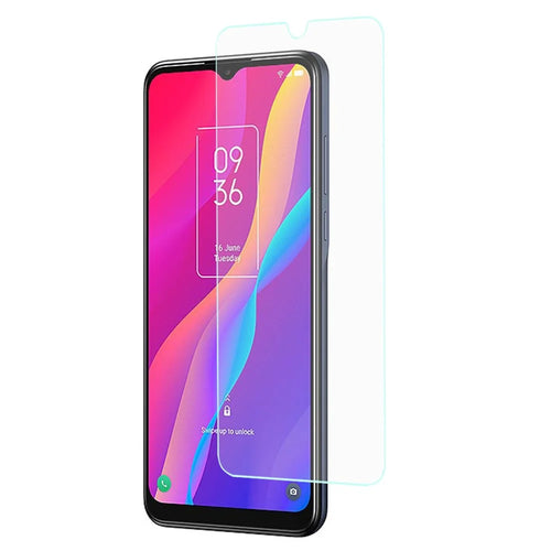 For TCL 30E/TCL 30 SE/TCL 305/TCL 306 Shatter-proof Tempered Glass Film 0.3mm Arc Edge Anti-scratch Screen Protector - 1