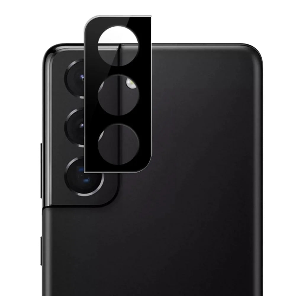 MOCOLO Camera Lens Protector for Samsung Galaxy S22 5G, Silk Printing Full Glue Full Scratch Protection Tempered Glass Camera Lens Cover - Black - 1