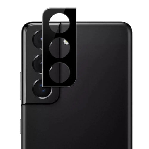 MOCOLO Camera Lens Protector for Samsung Galaxy S22 5G, Silk Printing Full Glue Full Scratch Protection Tempered Glass Camera Lens Cover - Black - 1