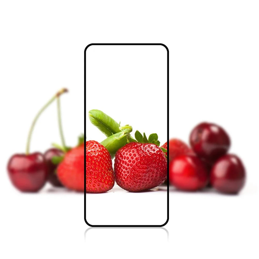 MOCOLO For Realme GT2 Pro Silk Printing Tempered Glass Phone Screen Film Full Covering HD Clear Secondary Hardening Anti-explosion Full Glue Screen Protector - Black - 3