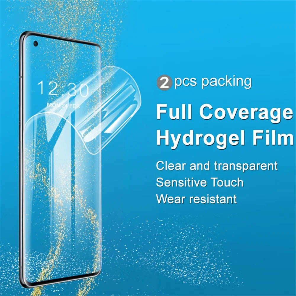 IMAK For Oppo Find X5 Pro 2Pcs/Set Soft TPU Hydrogel Film III Ultra Clear Full Screen Protector - 2