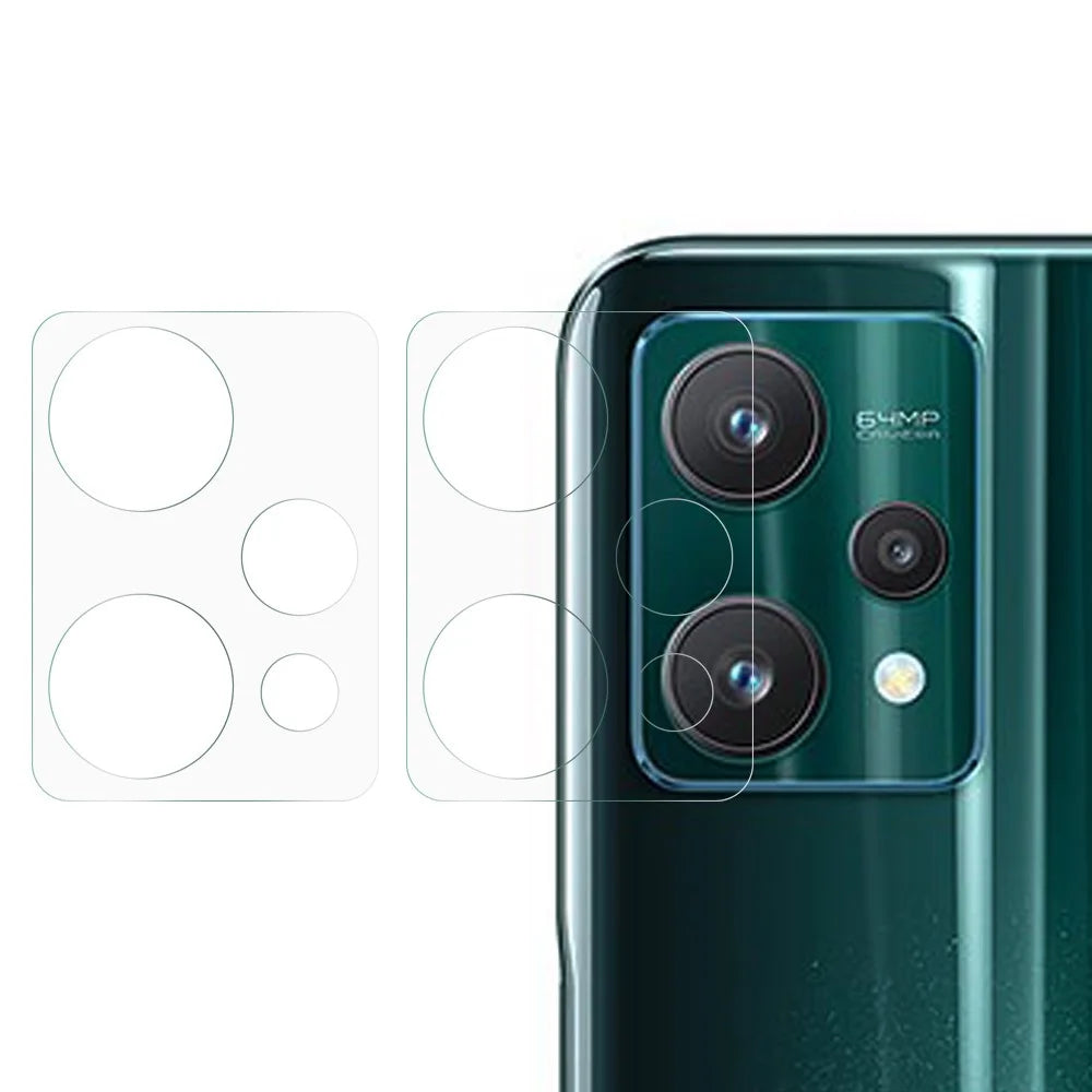 For Realme 9 Pro 5G / 9 5G / Realme Q5 2Pcs / Pack Clear Camera Lens Protector Scratch Resistant 2.5D Arc Edge Tempered Glass Film - 1