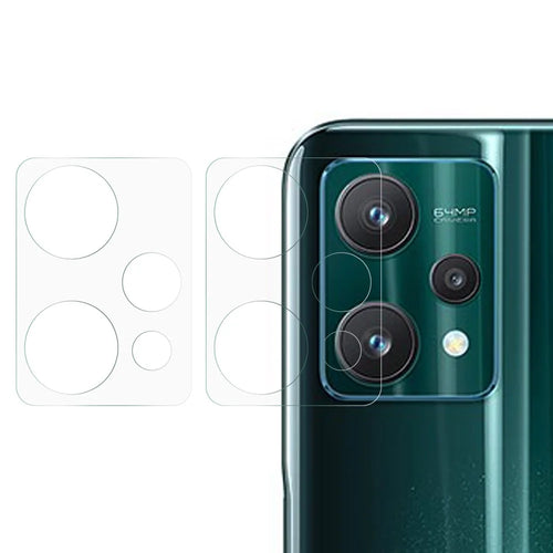 For Realme 9 Pro 5G / 9 5G / Realme Q5 2Pcs / Pack Clear Camera Lens Protector Scratch Resistant 2.5D Arc Edge Tempered Glass Film - 1