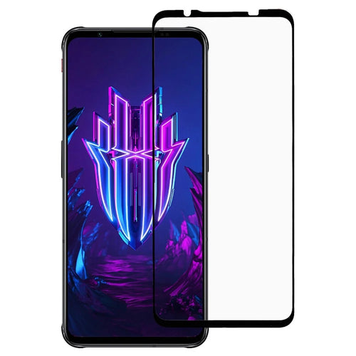 9H Hardness Screen Protector for ZTE nubia Red Magic 7 Wear-resistant Silk Printing Full Cover Full Glue Bubble Free Tempered Glass Film - 1
