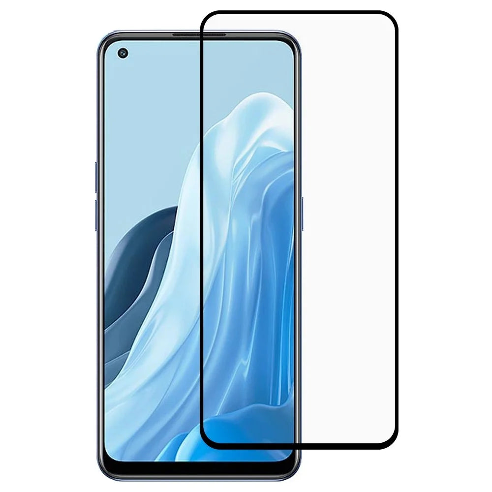 For Oppo Find X5 Lite High Transparency Silk Printing Full Screen Covering Full Glue Anti-scratch Tempered Glass Screen Film - 1