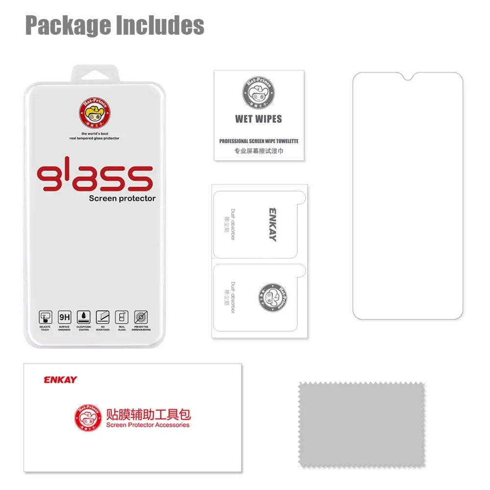 HAT PRINCE for Samsung Galaxy M33 5G (Global Version)/(India Version)/M23 5G/F23 5G Full Glue 9H Anti-scratch Ultra-clear 0.26mm 2.5D Arc Edge Tempered Glass Screen Protector - 6