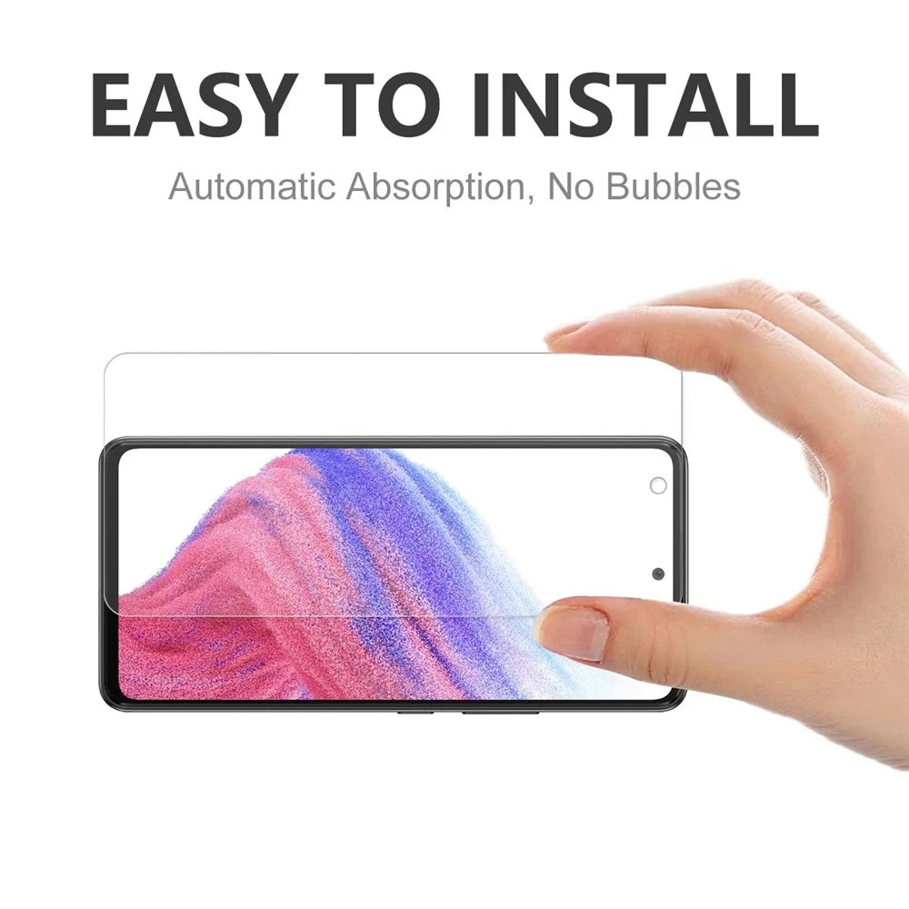 HAT PRINCE for Samsung Galaxy A53 5G 2.5D Arc Edge Scratch-resistant 9H 0.26mm Full Glue Tempered Glass Screen Protector - 5