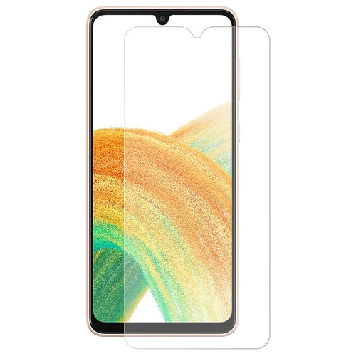 HAT PRINCE for Samsung Galaxy A33 5G Tempered Glass Film 2.5D Arc Edge 9H 0.26mm Full Glue Screen Protector - 1
