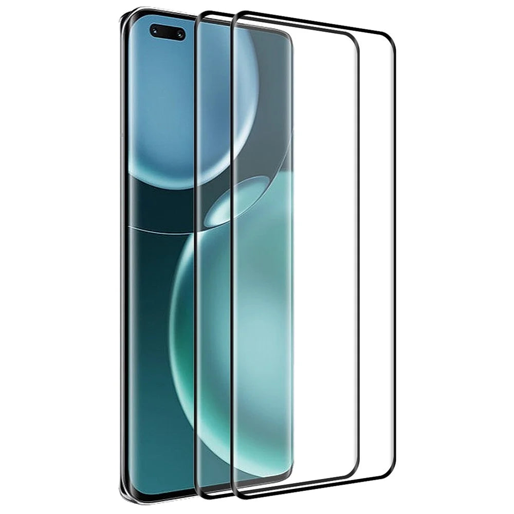 ENKAY HAT PRINCE 2Pcs / Set for Honor Magic4 5G / Magic4 Ultimate / Magic4 Pro 3D Curved Side Glue Tempered Glass Support Fingerprint Unlock - 1