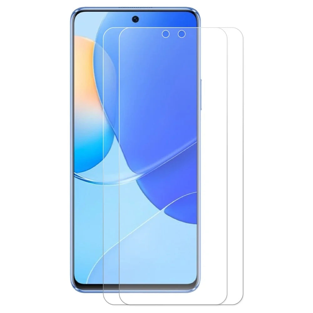 HAT PRINCE 2Pcs/Pack for Huawei nova 9 SE Bubble-free Full Glue HD 2.5D Arc Edge 0.26mm 9H Tempered Glass Film Screen Protector - 1
