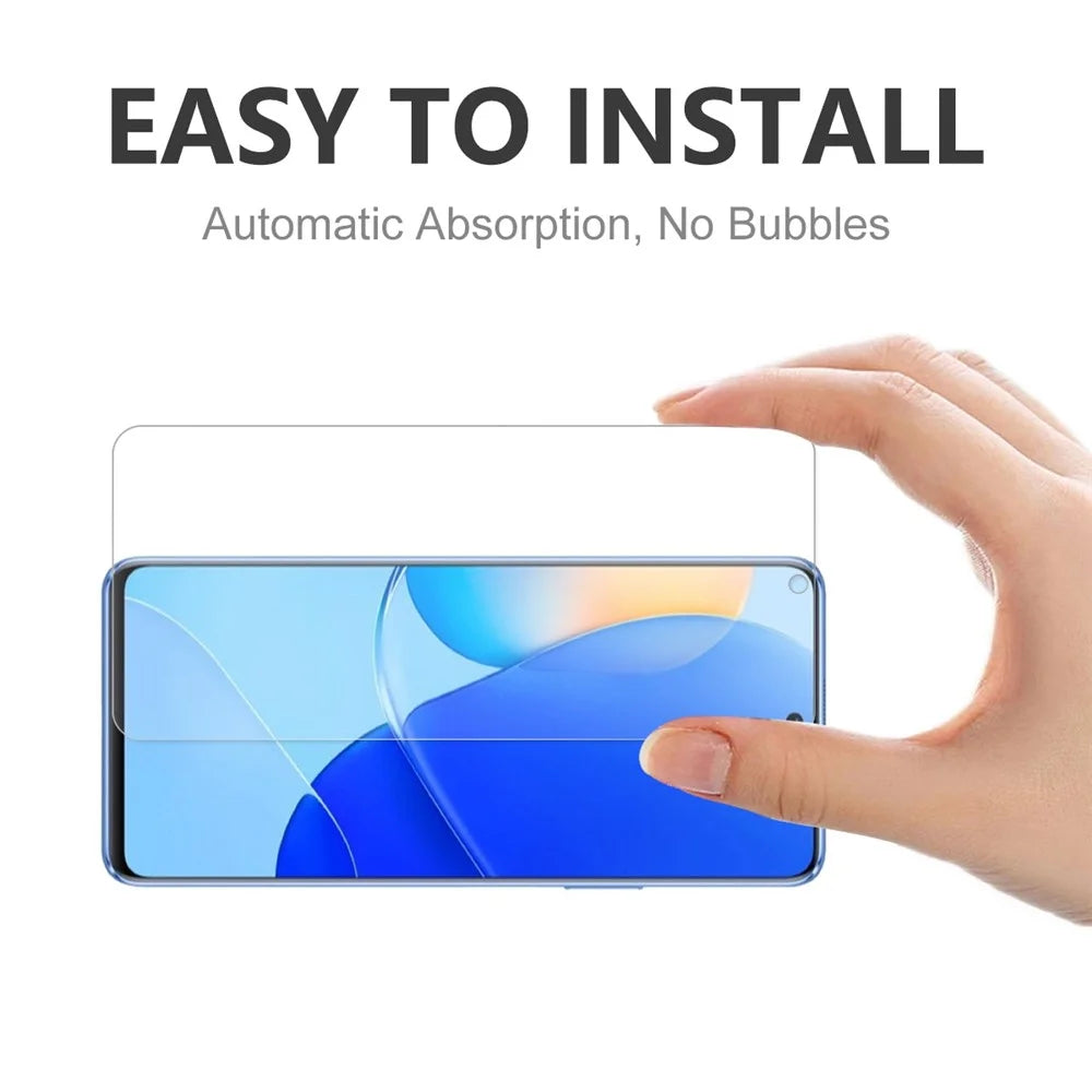 HAT PRINCE 2Pcs/Pack for Huawei nova 9 SE Bubble-free Full Glue HD 2.5D Arc Edge 0.26mm 9H Tempered Glass Film Screen Protector - 5