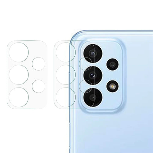 For Samsung Galaxy A23 4G / 5G (Global Version) / A33 5G / A53 5G / A73 5G 2Pcs / Set 2.5D Arc Edge Tempered Glass Camera Lens Film Ultra Clear Lens Protector - 1