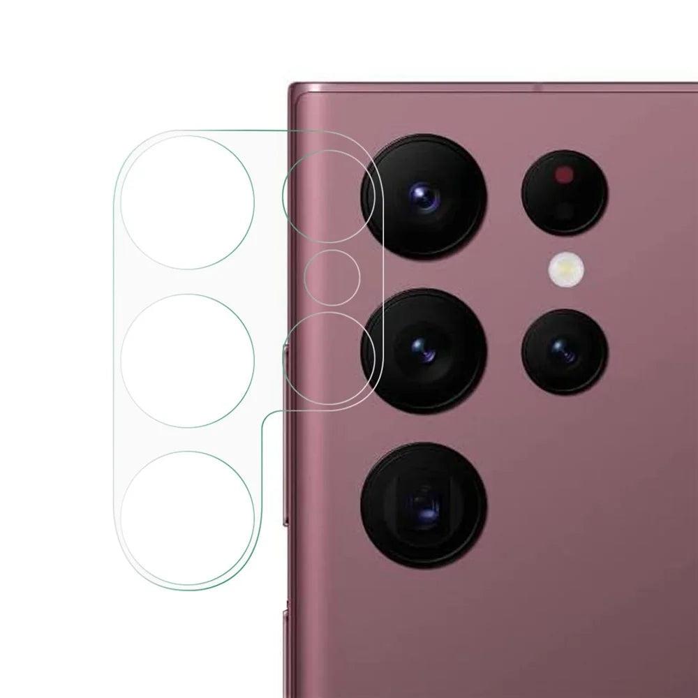 For Galaxy S22 Ultra 5G Camera Lens Protector HD Clear Tempered Glass Back Camera Lens Cover Full Scratch Protection - 1