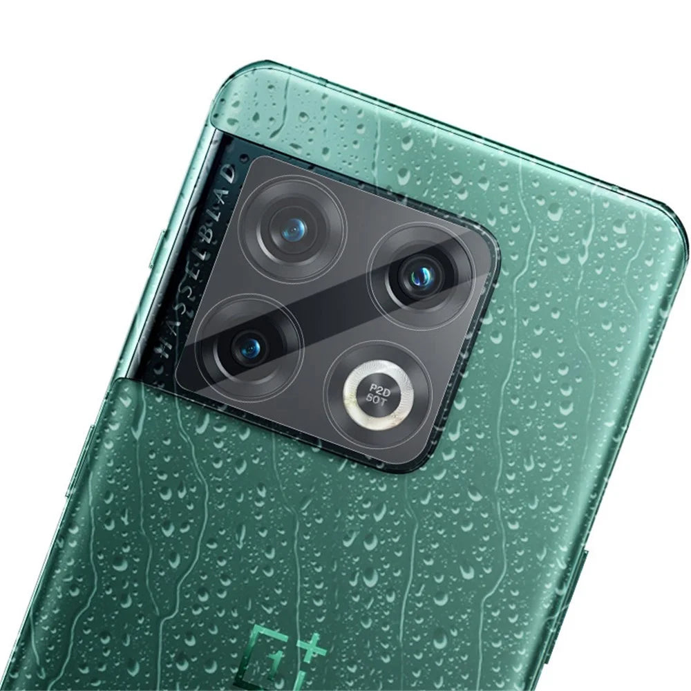 IMAK For OnePlus 10 Pro Anti-stains Ultra Thin HD Full Coverage Tempered Glass Camera Lens Film + Acrylic Lens Cap - 4