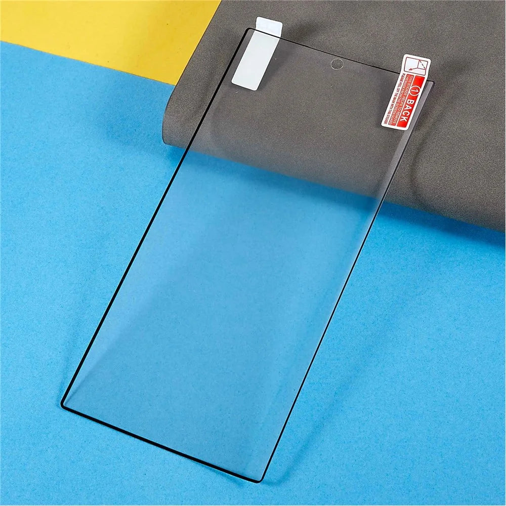 For Samsung Galaxy S22 Ultra 5G High Transparency Soft Screen Protector Full Cover Dust-Free PET Film with Black Edges - 6
