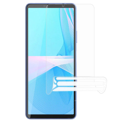 For Sony Xperia 10 IV Full Covering Shockproof Anti-Fingerprint Ultra Clear Soft Hydrogel TPU Phone Screen Protector - 1