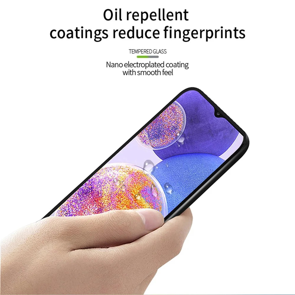 PINWUYO JK Tempered Glass Film Series-2 for Samsung Galaxy A23 5G (Global Version) / 4G Full Glue Full Covering Screen Protector Anti-burst Anti-oil HD Film - 7