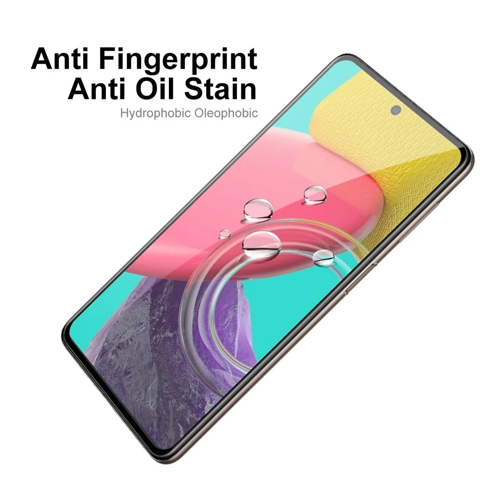 ENKAY HAT PRINCE 2Pcs/Set for Samsung Galaxy M53 5G Screen Protector Silk Printing 6D High Aluminium-silicon Glass Full Size Full Glue HD Clear Tempered Glass Film - 5