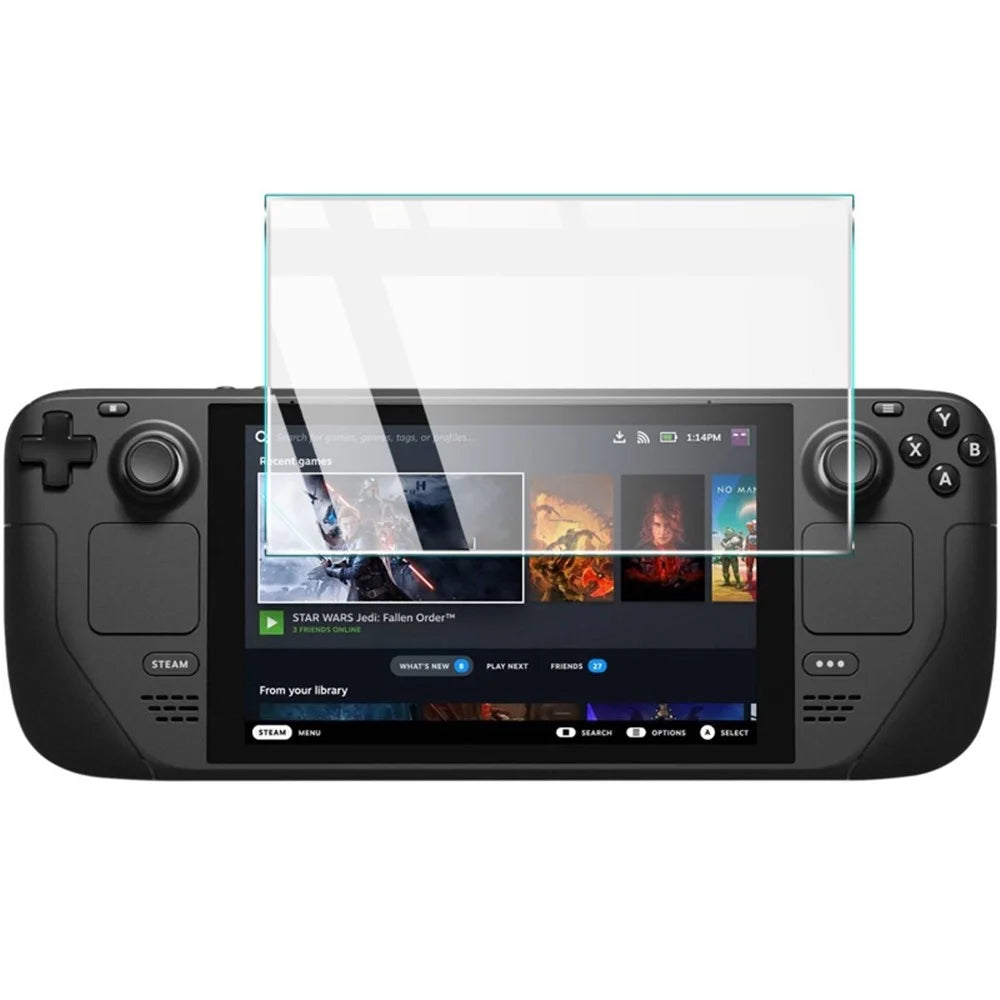 IMAK H Series for Steam Deck 9H Tempered Glass Screen Protector Game Console Explosion-proof HD Protective Film - 1