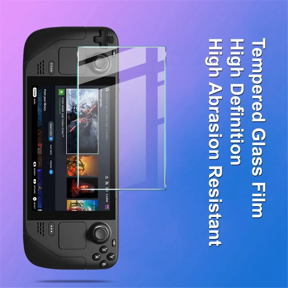 IMAK H Series for Steam Deck 9H Tempered Glass Screen Protector Game Console Explosion-proof HD Protective Film - 4