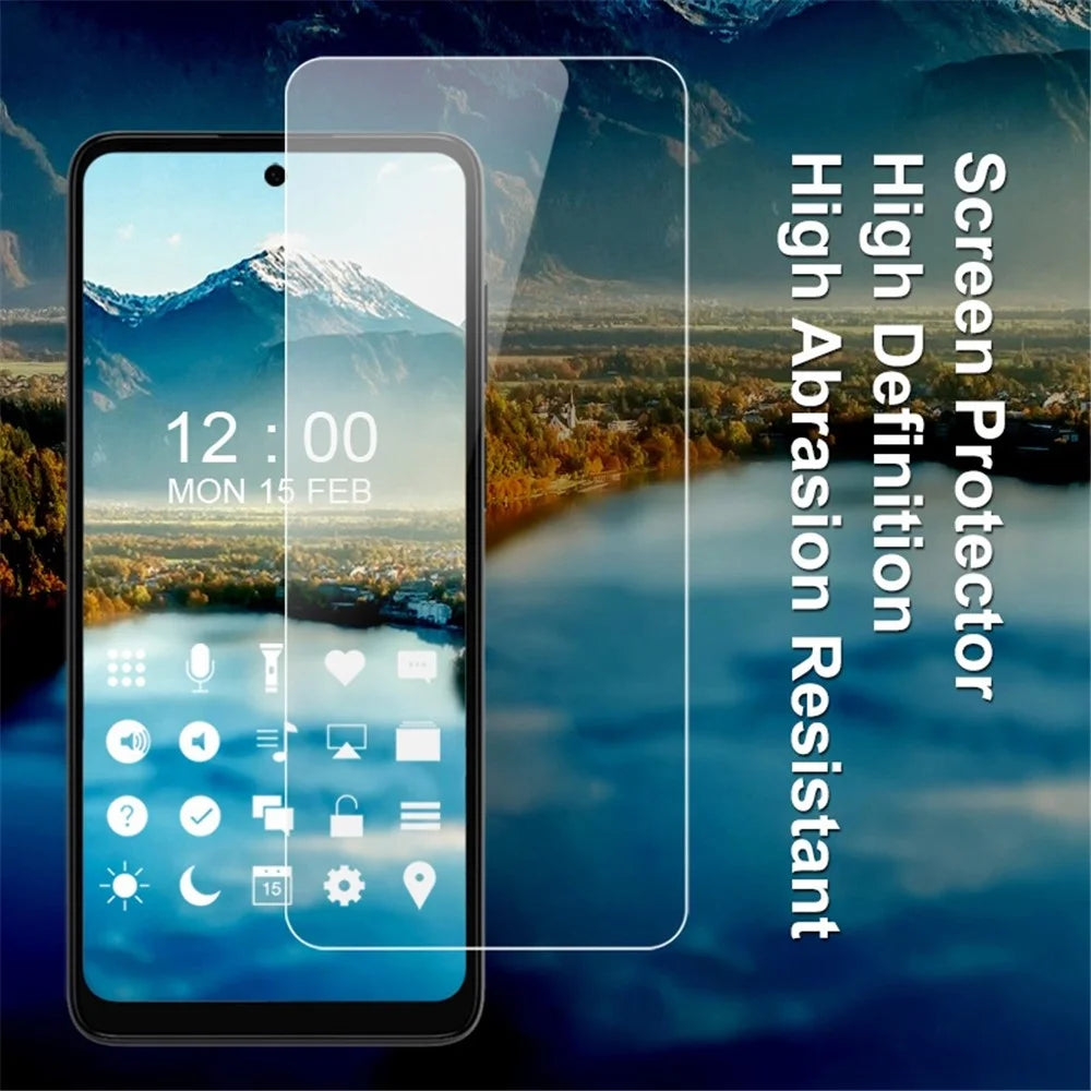 IMAK ARM Series for Motorola Moto G22 4G Transparent Soft TPU Screen Protector Anti-explosion Film (Not Complete Covering) - 4