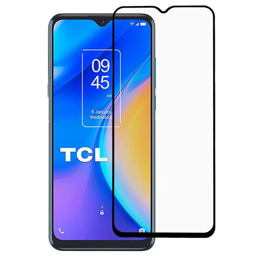 RURIHAI For TCL 30 SE/30E/305/306 Wear-resistant Full Glue Tempered Glass Film 2.5D Secondary Hardening Ultra Clear Full Covering Screen Protector - 1
